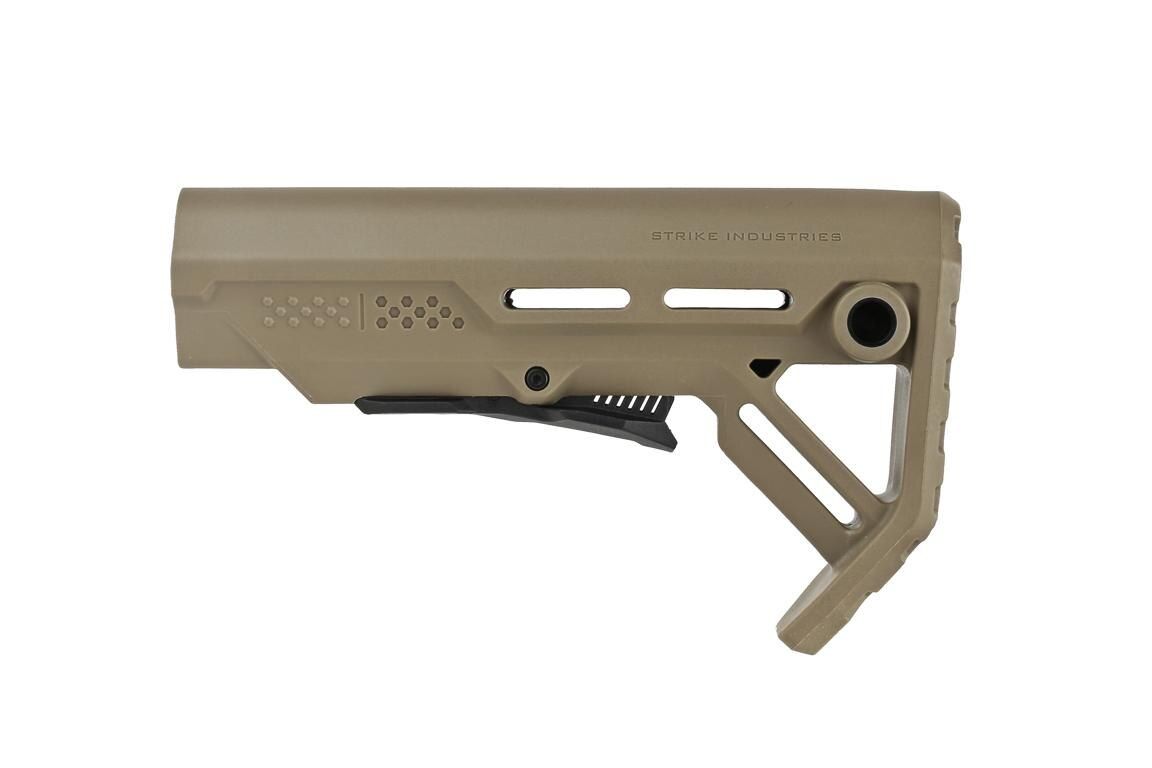 ストライク インダストリーズ MOD1 FDE ストック 実物 Strike Industries Mod 1 Carbine Stock Mil-Spec - Flat Dark Earth